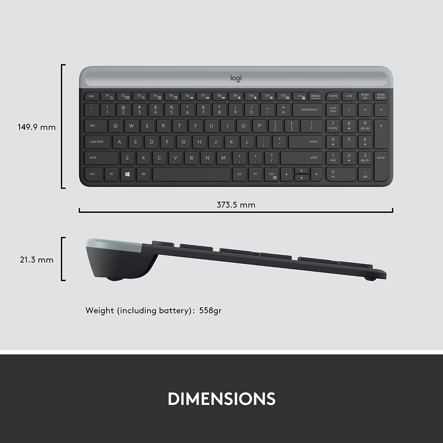 Logitech MK470 Slim Wireless Keyboard and Mouse Combo Logitech MK470 Slim Wireless Keyboard and Mouse Combo